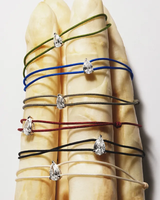 pers-e-paris-bracelet-cordon-poire-or-9-carats-diamant-laboratoire image 1