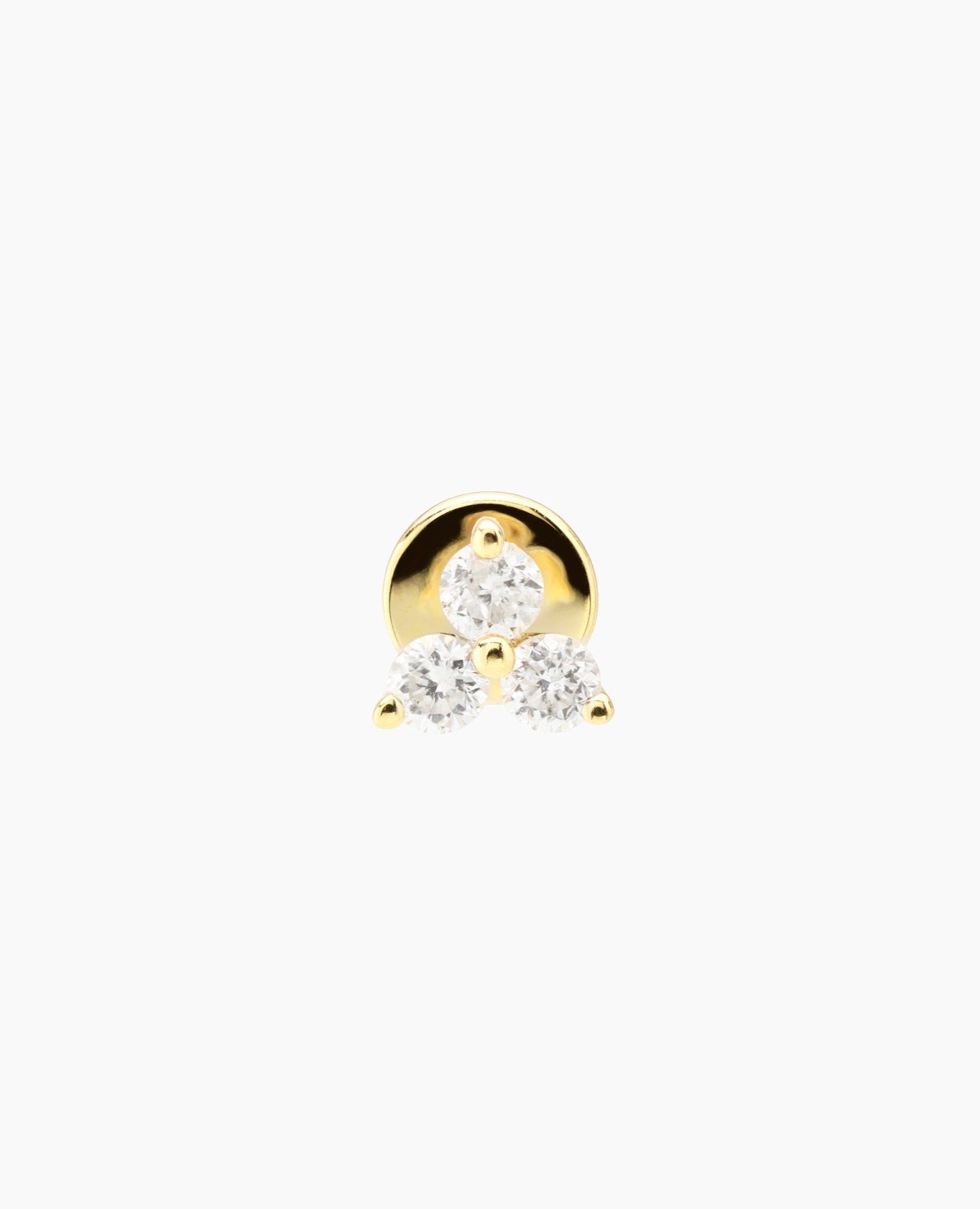 pers-e-paris-piercing-triangle-mini-boucle-d-oreille-or-18-carats-diamant image 1