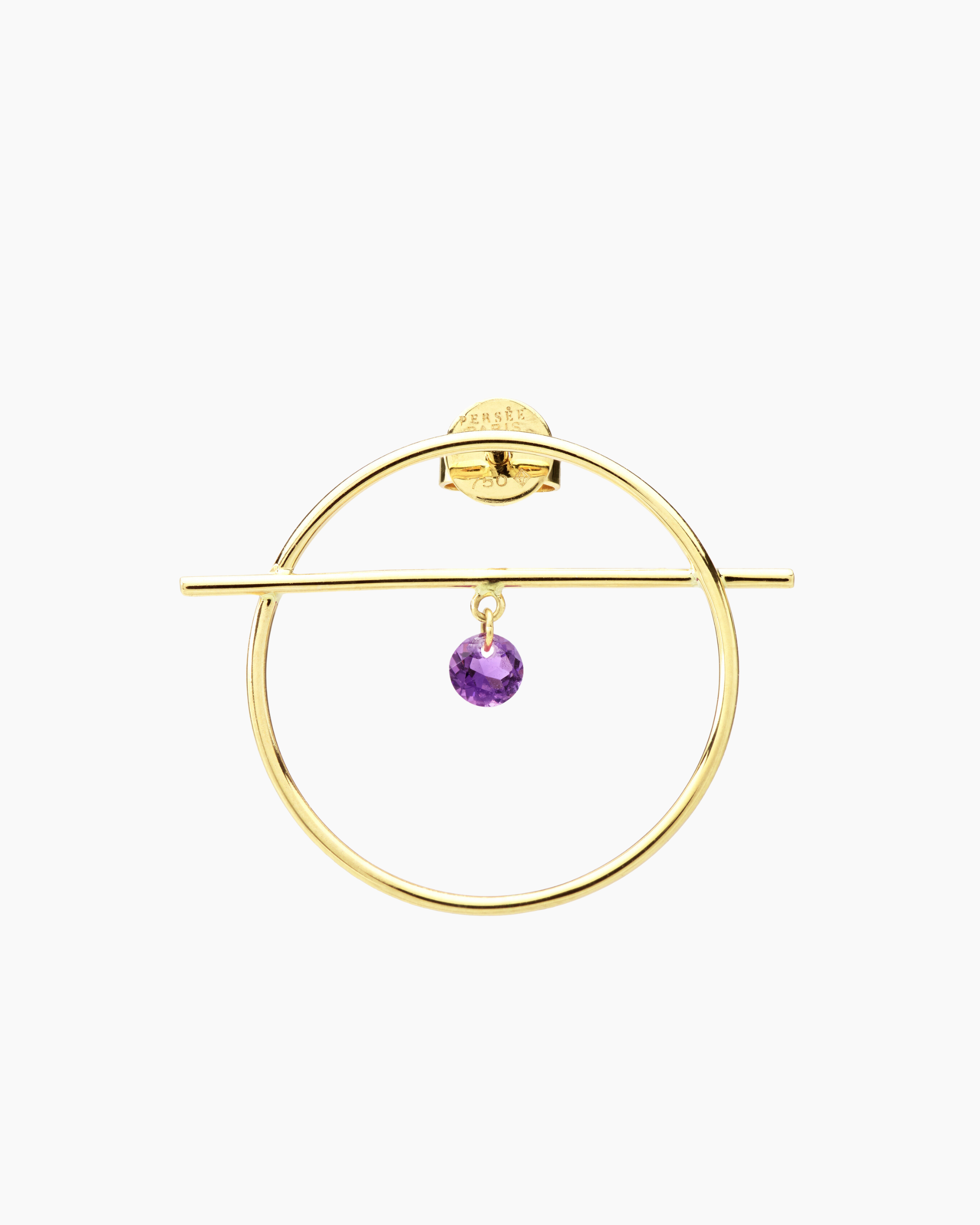 pers-e-paris-boucle-d-oreille-fibule-1-am-thyste-petit-mod-le image 1