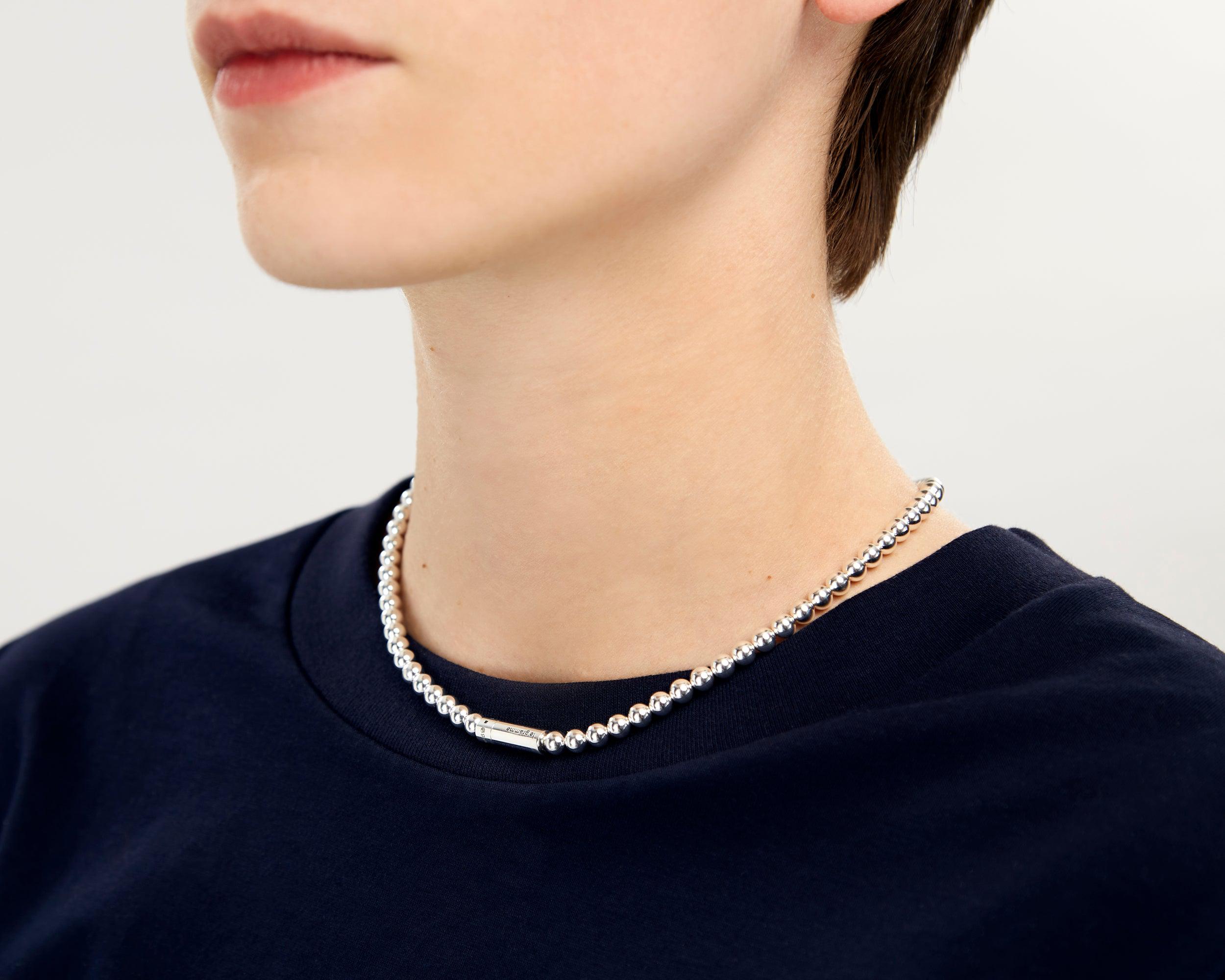 le-gramme-collier-beads-le-51g-argent-perles-5-mm image 5