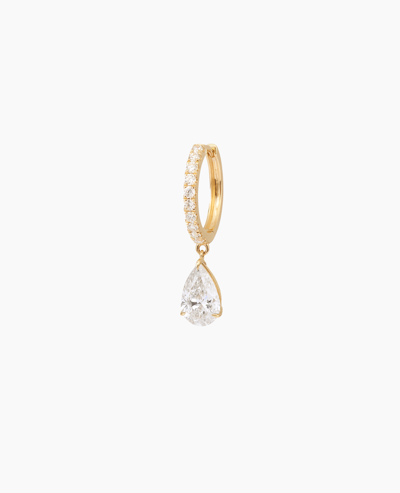 pers-e-paris-mono-boucle-cr-ole-iris-diamant-or-9-carats-1-22-carat image 1