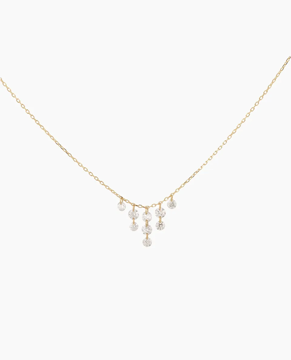 pers-e-paris-collier-dana-neuf-diamants-triangle-en-or-18-carats image 1