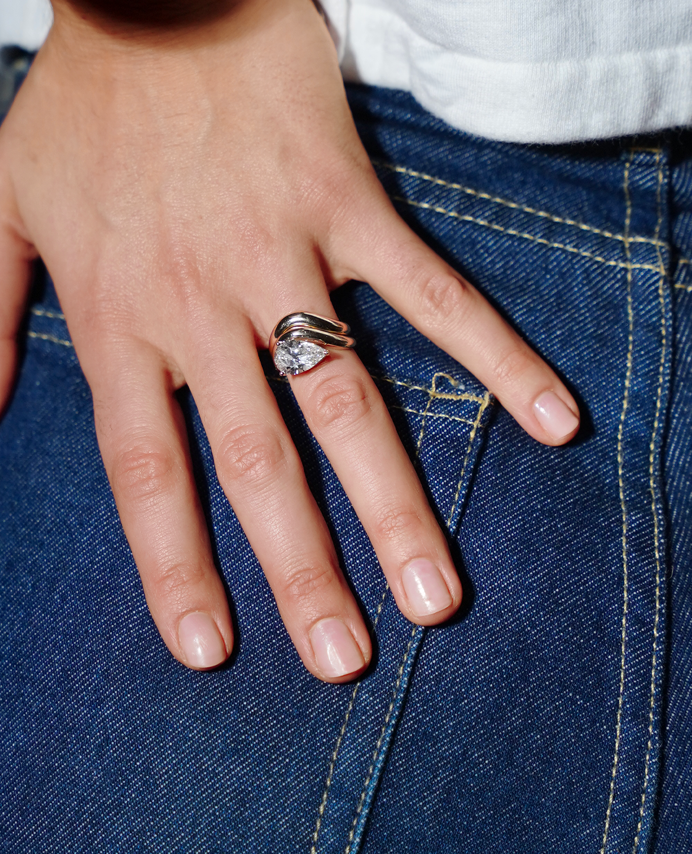 pers-e-paris-bague-wave-anneau-plein-or-9-carats image 2