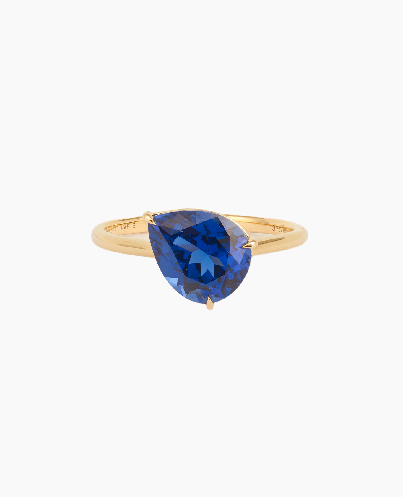 pers-e-paris-bague-iris-saphir-or-9-carats-saphir-laboratoire-1-carat image 5