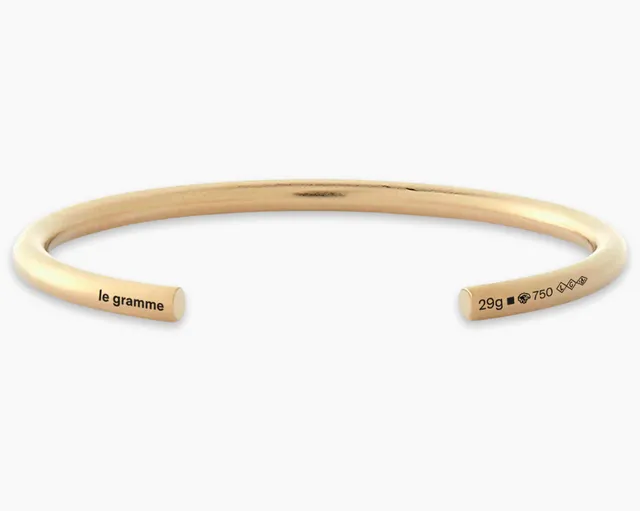 le-gramme-bracelet-jonc-le-29g-fil-4mm-bross-femme image 1