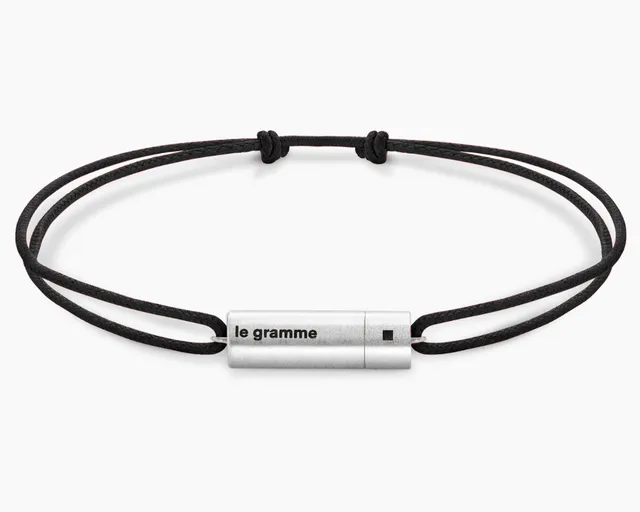 le-gramme-bracelet-cordon-c-ble-noir-le-5g image 1