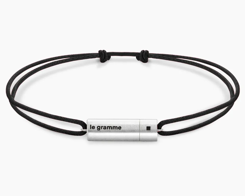 le-gramme-bracelet-cordon-c-ble-noir-le-5g image 1