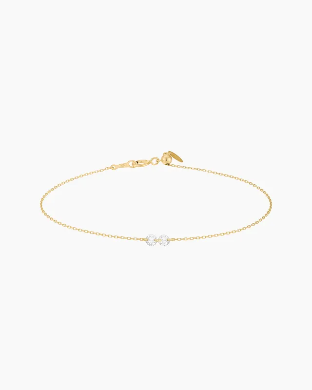 pers-e-paris-dana-ligne-deux-diamants-bracelet-or-18-carats-ajustable image 1