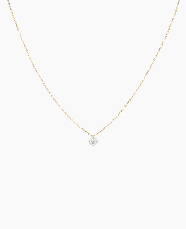 pers-e-paris-collier-dana-un-diamant-0-23-ct-or-18-carats image 1