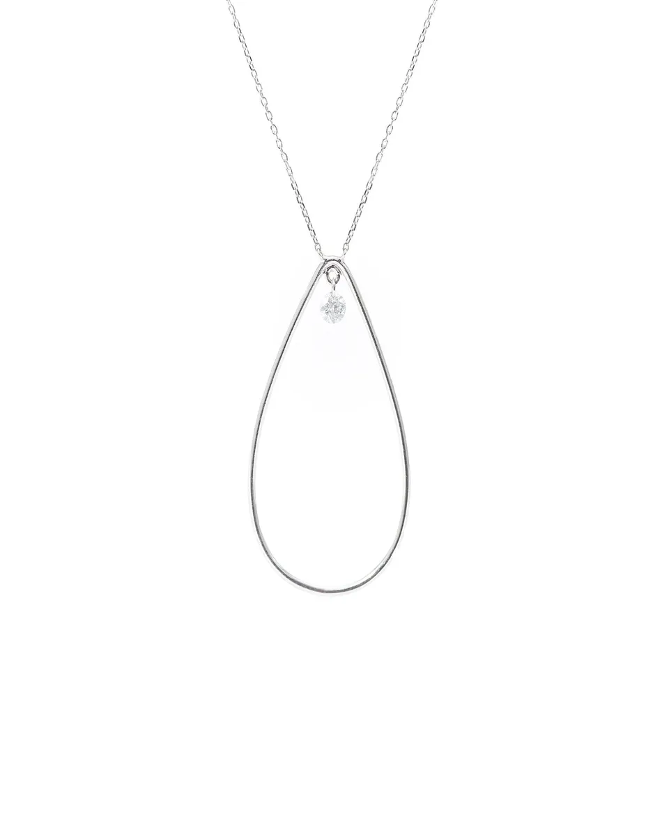 pers-e-paris-collier-goutte-d-eau-or-blanc-18-carats-un-diamant-suspendu image 1