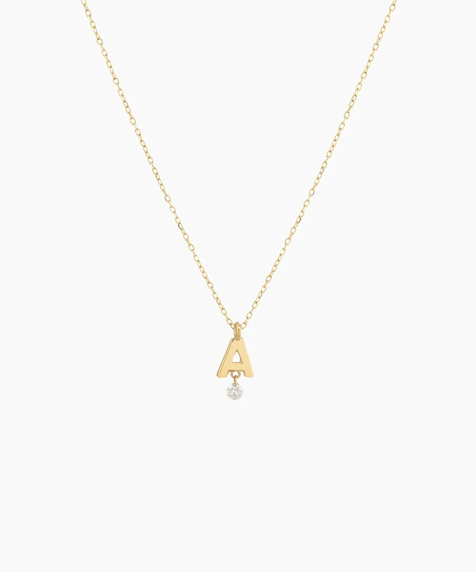pers-e-paris-collier-alphabet-initiale-or-jaune-18-carats-diamant image 1