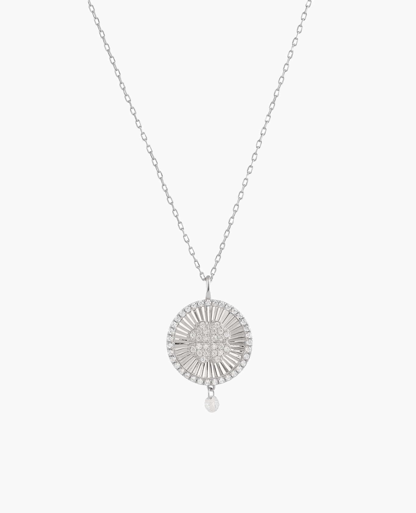 pers-e-paris-collier-porte-bonheur-tr-fle-c-leste-or-18-carats-et-diamant image 2