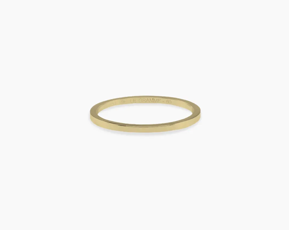 le-gramme-bague-ruban-1-4mm-la-2g-alliance-en-or-jaune-750 image 1