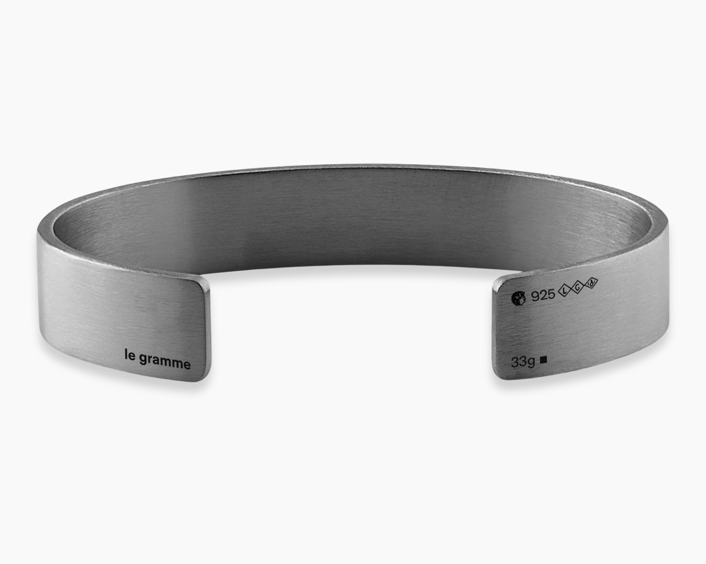 le-gramme-bracelet-ruban-le-33g-argent-925-largeur-11mm image 1