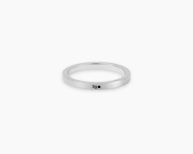 le-gramme-bague-ruban-la-3g-argent-bague-ruban image 1