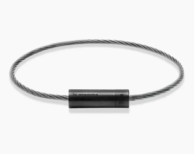 le-gramme-bracelet-c-ble-le-7g-c-ramique-c-ble-2-2-mm image 1
