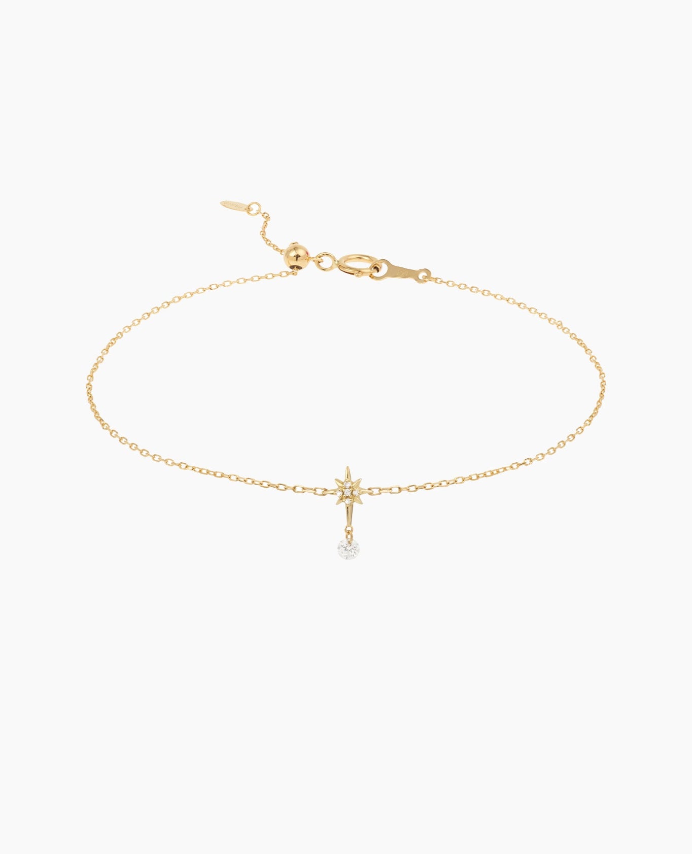 pers-e-paris-bracelet-s-l-n-etoile-polaire-pav-diamant-suspendu image 1