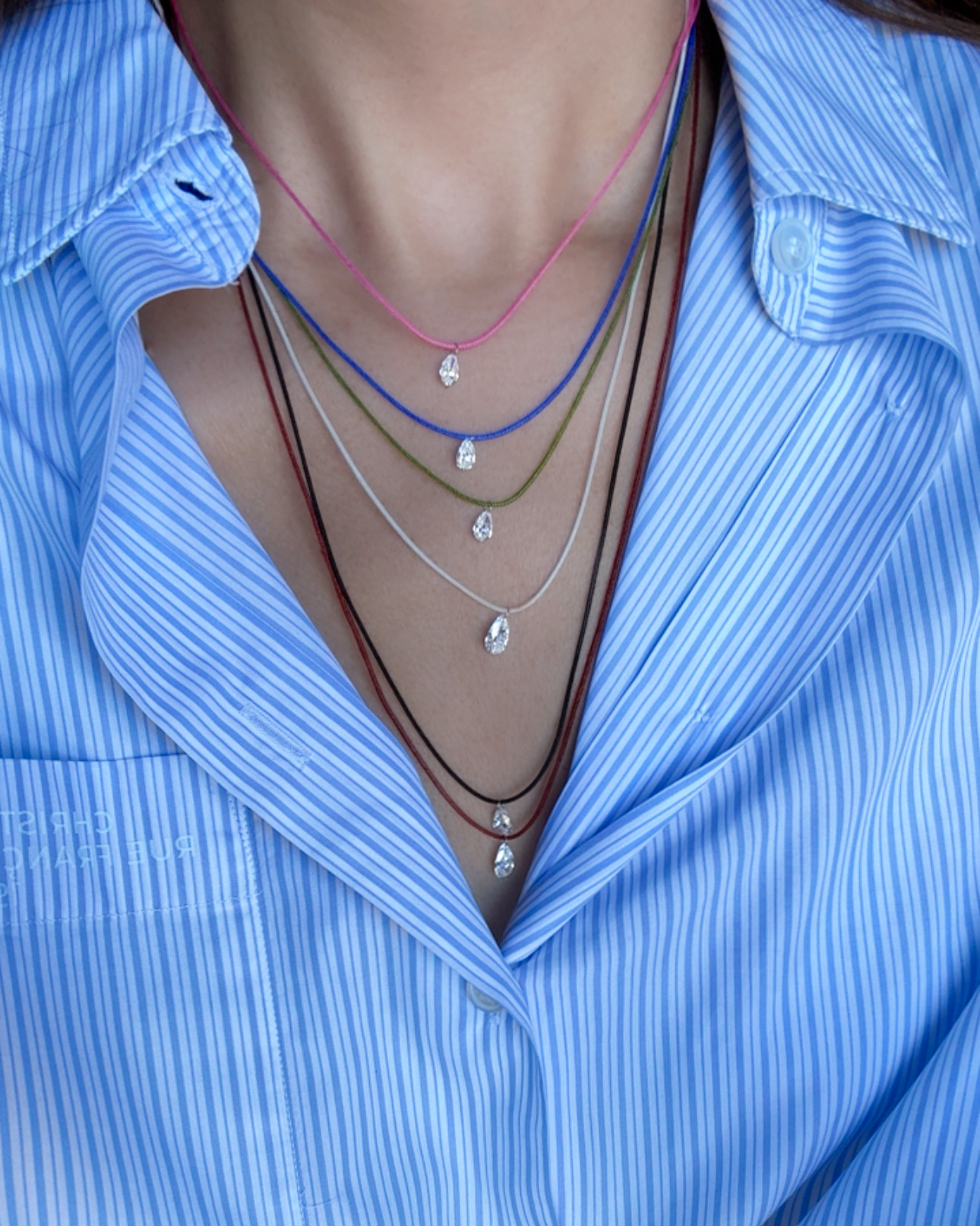 pers-e-paris-collier-cordon-poire-diamant-laboratoire-or-9-18-carats image 2