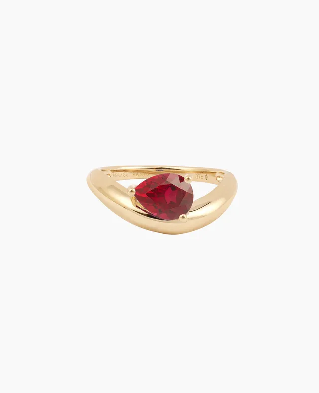 pers-e-paris-wave-bague-rubis-or-9-carats image 1