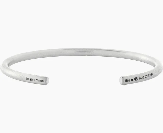 le-gramme-bracelet-jonc-le-15g-argent-3-5-mm-best image 1