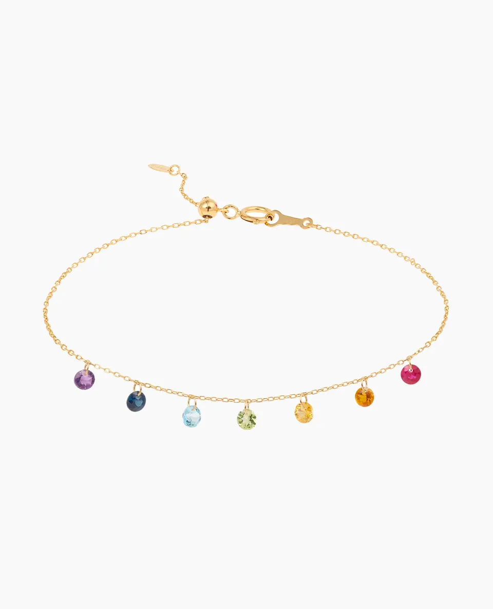 pers-e-paris-bracelet-chakras-or-18-carats-pierres-fines image 1