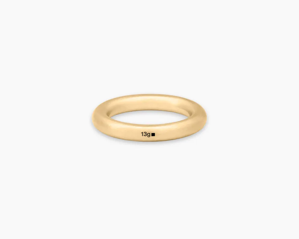 le-gramme-bague-jonc-la-13g-or-jaune-750-bross-3-9-mm image 1