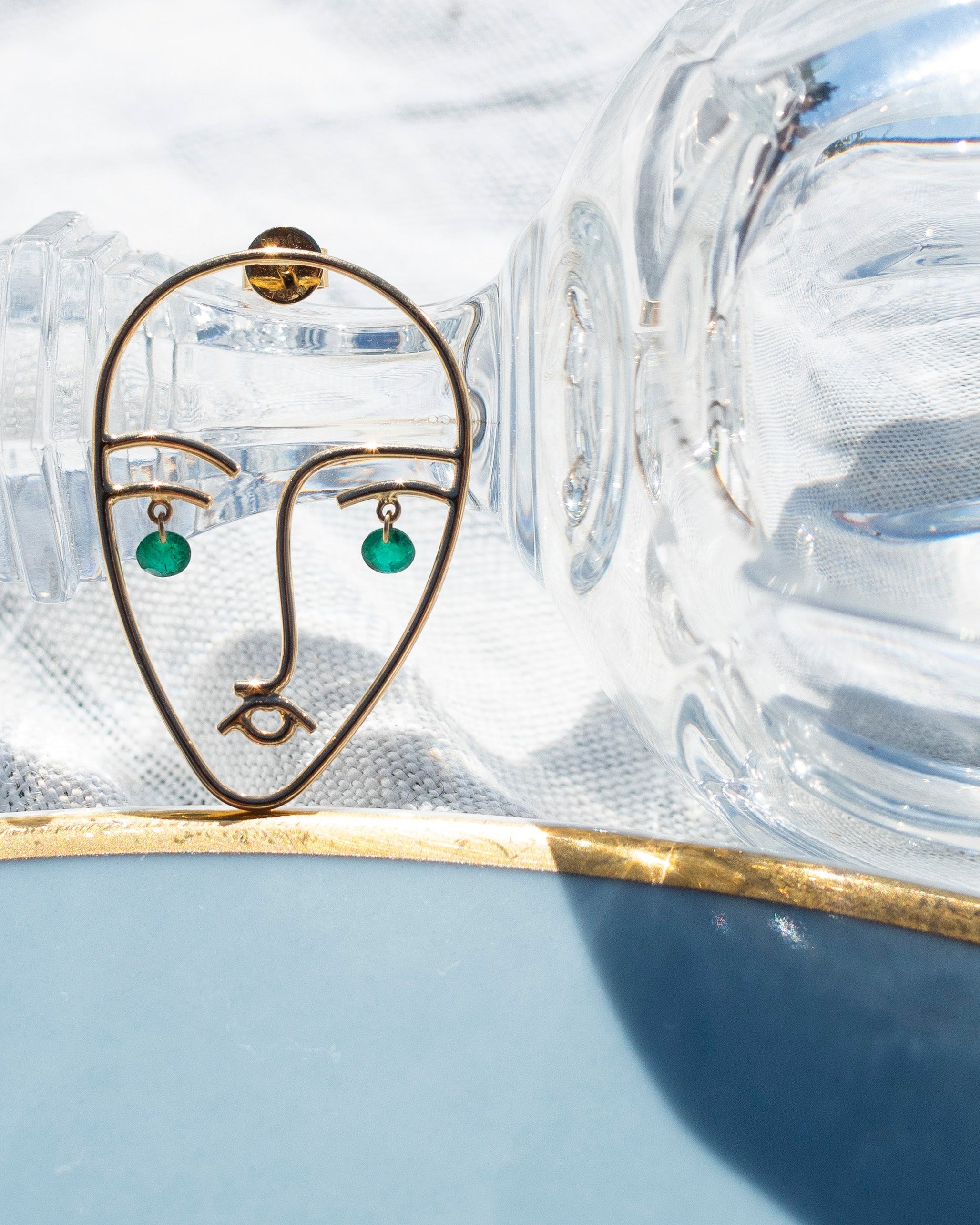 pers-e-paris-boucle-d-oreille-matisse-meraude-face-or-18-carats image 3