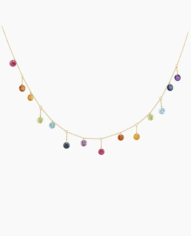 pers-e-paris-collier-chakras-quatorze-pierres-or-18-carats image 1