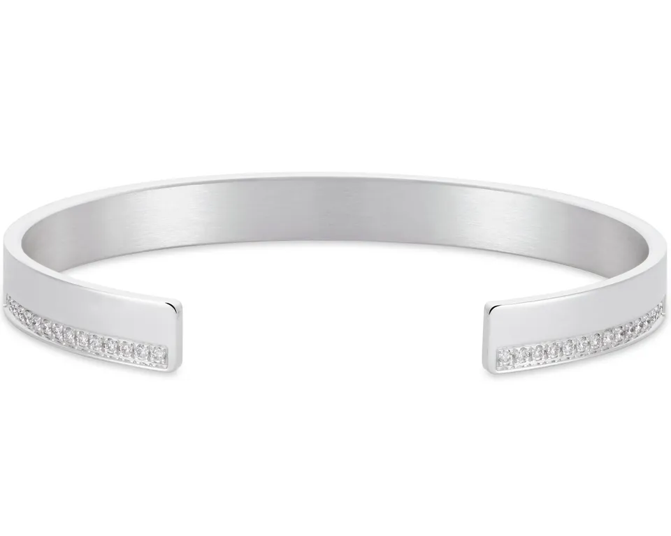 le-gramme-bracelet-ruban-le-20g-serti-diamants-argent-7-mm image 1