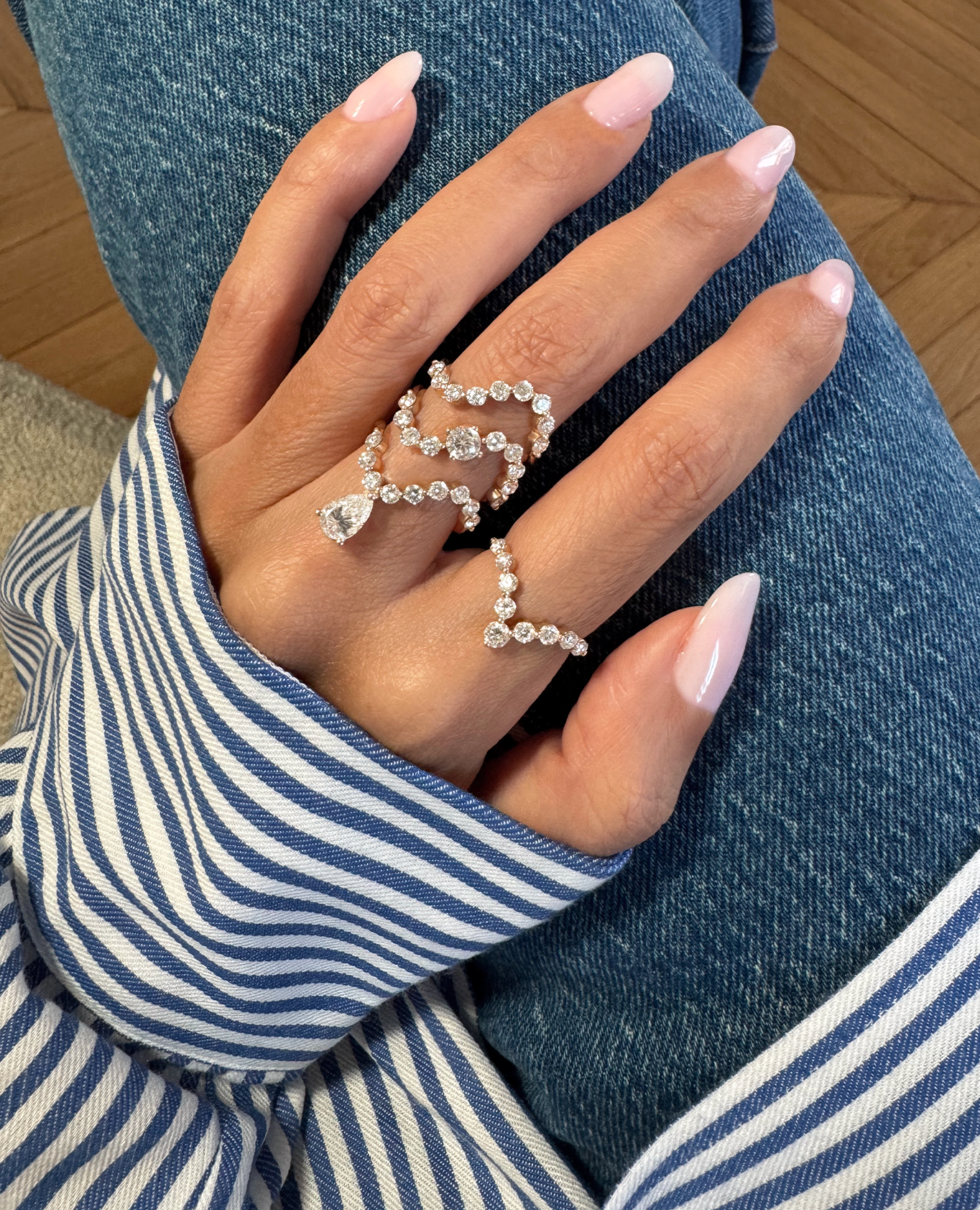 pers-e-paris-bague-stella-rond-wave-or-et-diamants image 4