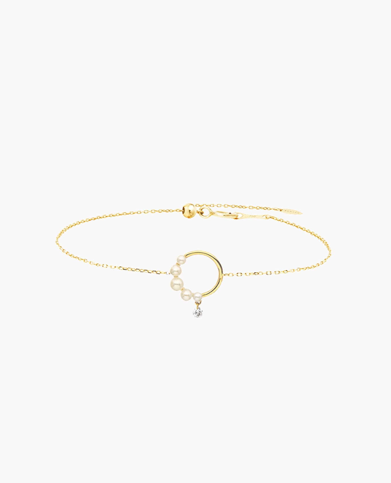 pers-e-paris-aphrodite-bracelet-demi-perl-or-18-carats-perles-et-diamant image 1