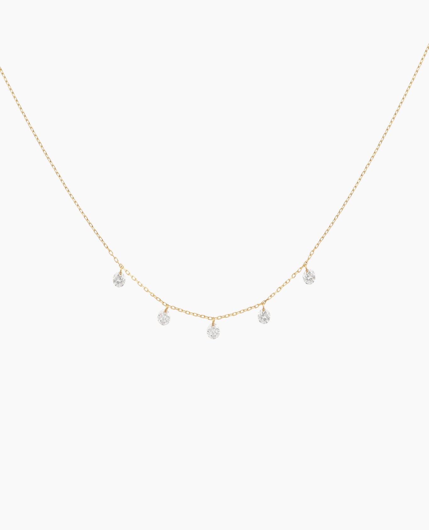 pers-e-paris-dana-collier-cinq-diamants-or-18-carats image 1