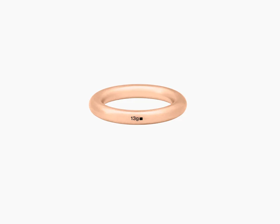 le-gramme-bague-jonc-la-13g-or-rouge-750-bross image 1