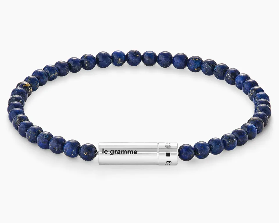 le-gramme-bracelet-beads-lapis-lazuli-le-9g image 1