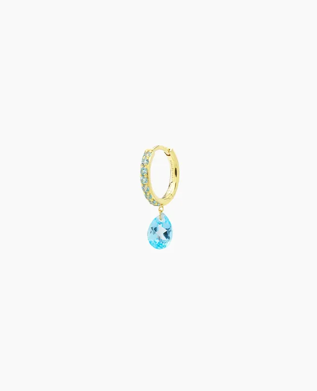 pers-e-paris-piercing-chakras-topaze-mini-boucle-d-oreille-or-18-carats image 1