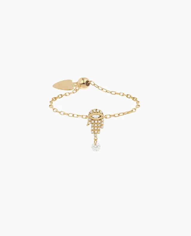 pers-e-paris-s-l-n-bague-cha-nette-fatma-pav-e-diamant-suspendu-or image 1