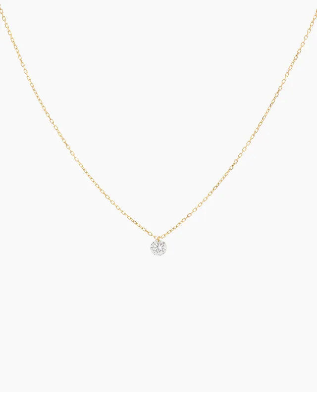 pers-e-paris-dana-collier-un-diamant-0-08-ct-or-18-carats image 1