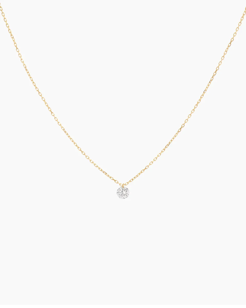pers-e-paris-dana-collier-un-diamant-0-08-ct-or-18-carats image 1
