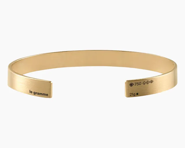 le-gramme-bracelet-ruban-le-21g-jonc-ouvert-6-5mm-collection-ruban image 1