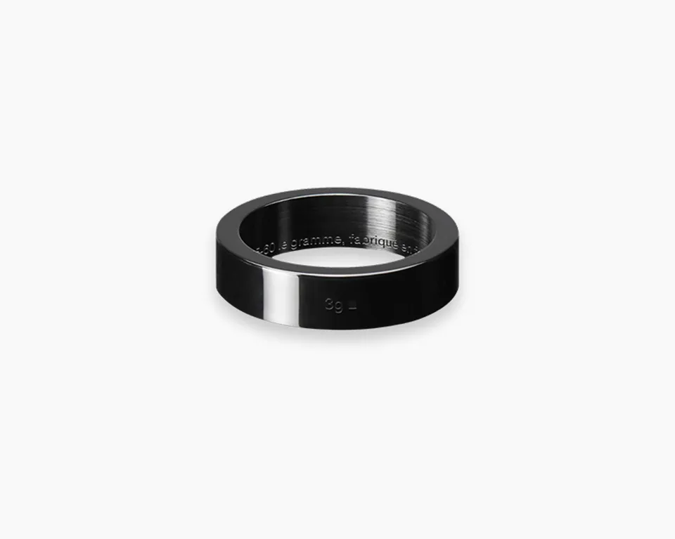 le-gramme-bague-ruban-la-3g-c-ramique-noire-5mm image 1
