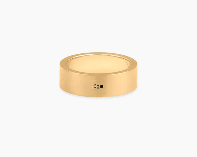 le-gramme-ruban-la-13g-bague-ruban-or-jaune-750-bross-6-3mm image 1