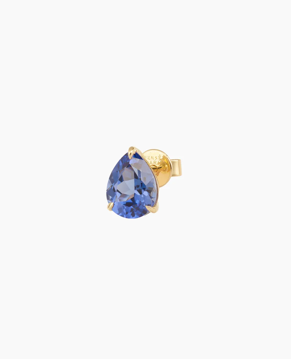 pers-e-paris-iris-saphir-mono-boucle-d-oreille-poire-or-9-carats image 1