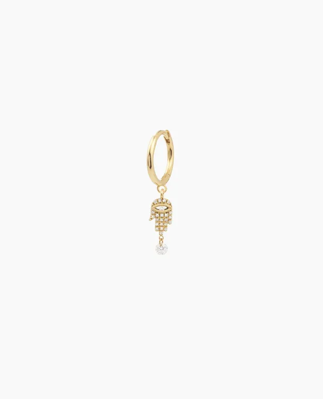 pers-e-paris-boucle-d-oreille-s-l-n-anneau-fatma-or-18-carats-pav-e-diamants-dia image 1