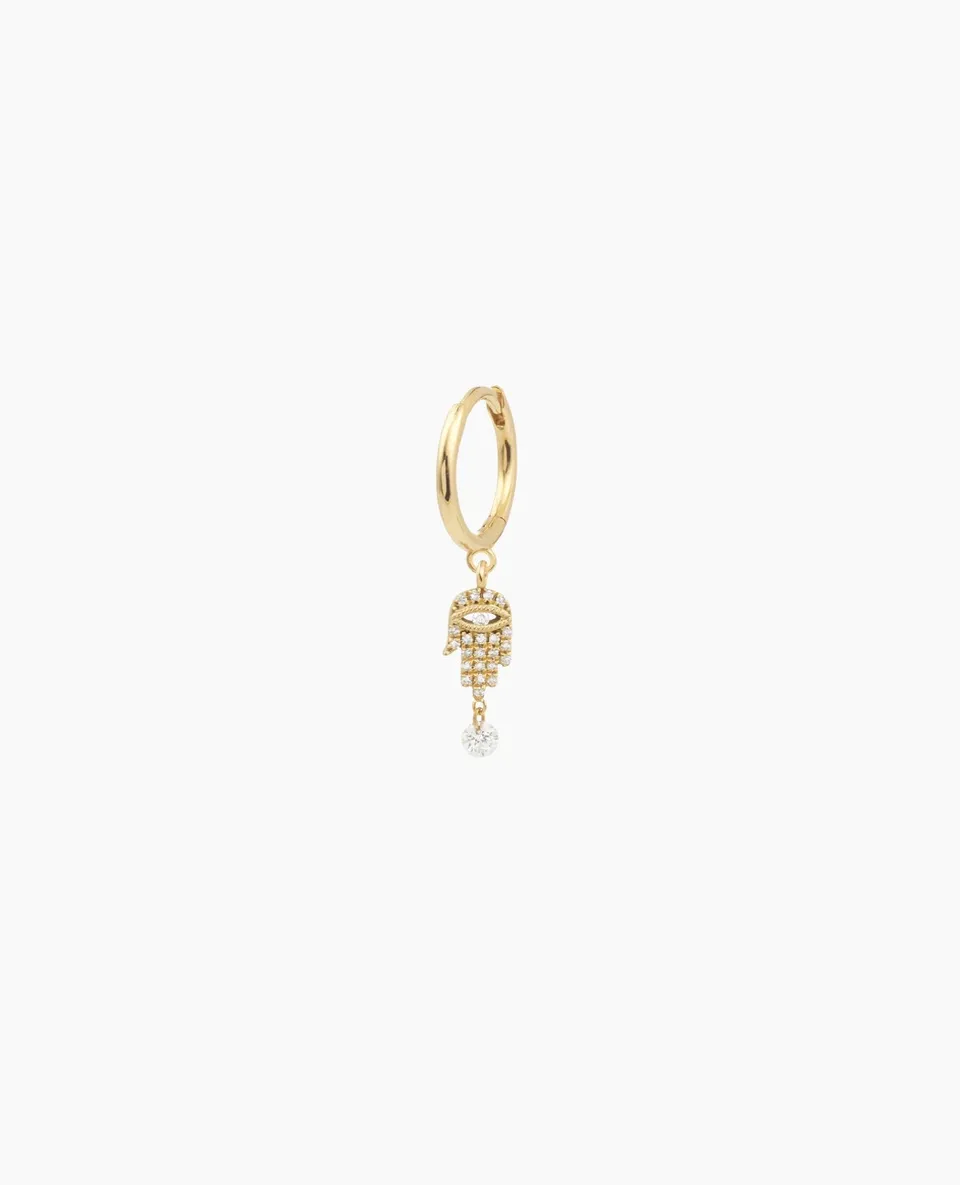 pers-e-paris-boucle-d-oreille-s-l-n-anneau-fatma-or-18-carats-pav-e-diamants-dia image 1