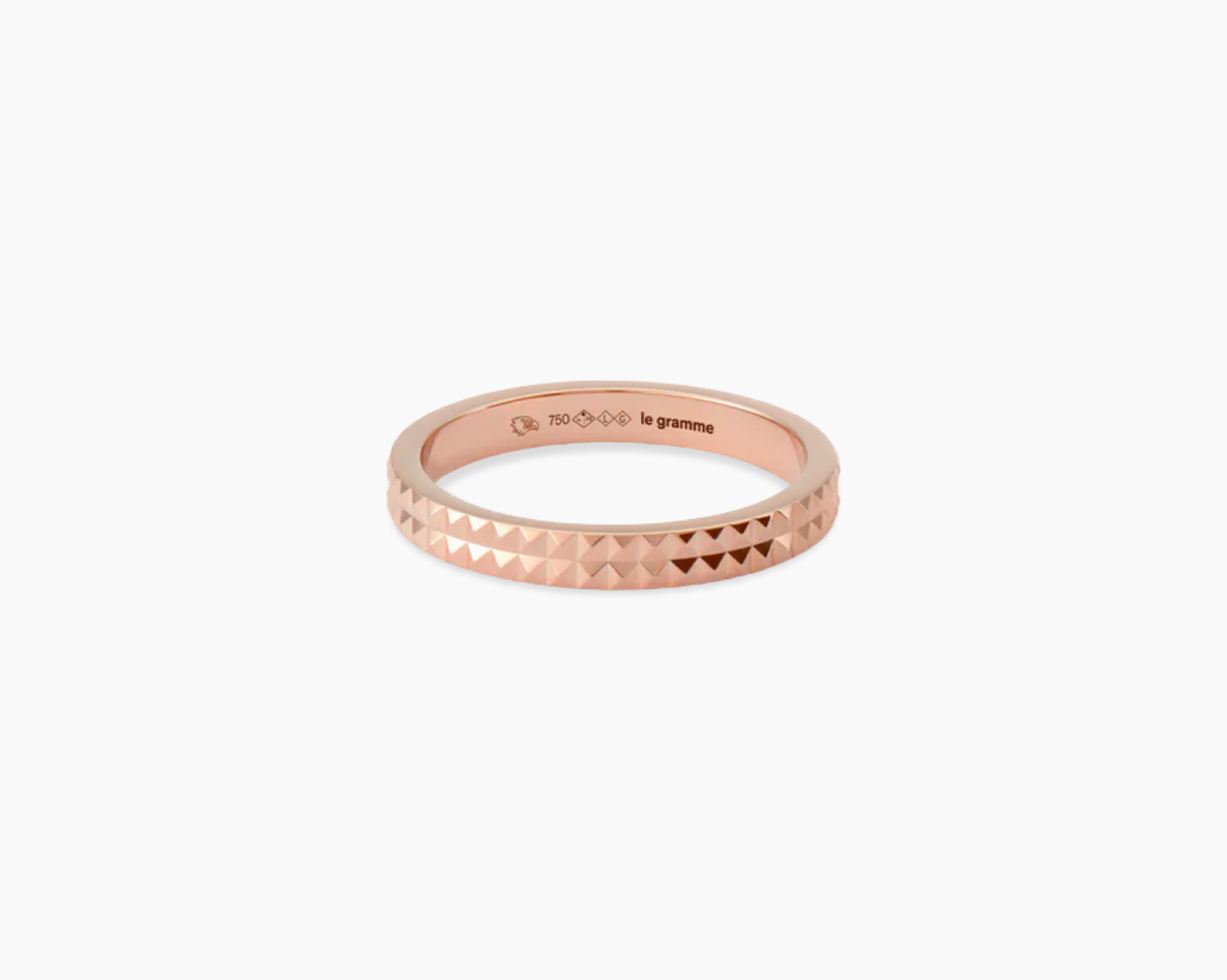 le-gramme-bague-ruban-guilloch-la-4g-or-rouge-750-3mm-2 image 1