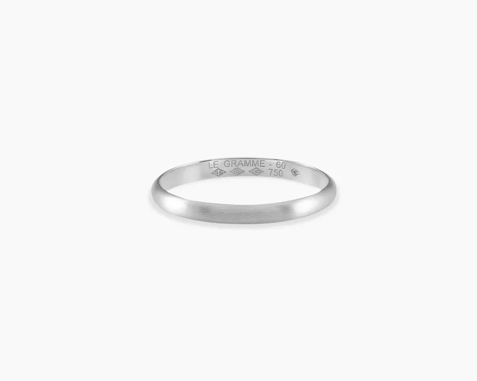 le-gramme-bague-demi-jonc-la-2g-fini-bross image 1