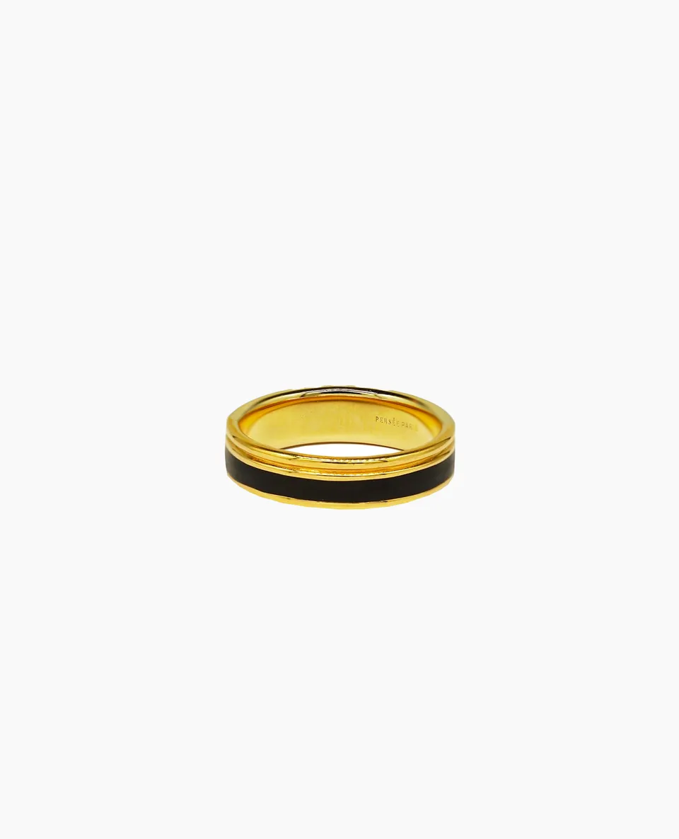 pers-e-paris-bague-enamel-zeus-anneau-or-18-carats-et-mail-n-on image 1