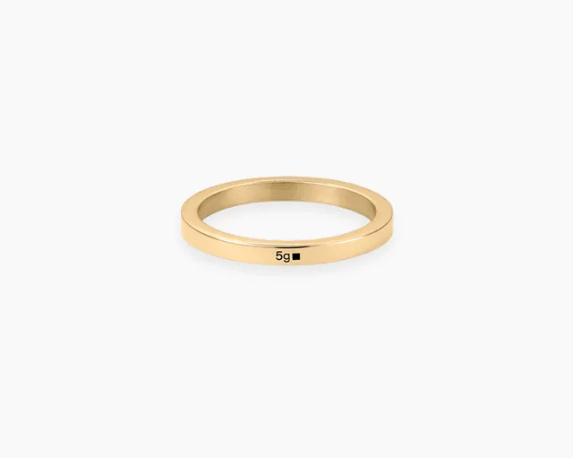 le-gramme-bague-ruban-la-5g-poli-2-3-mm image 1