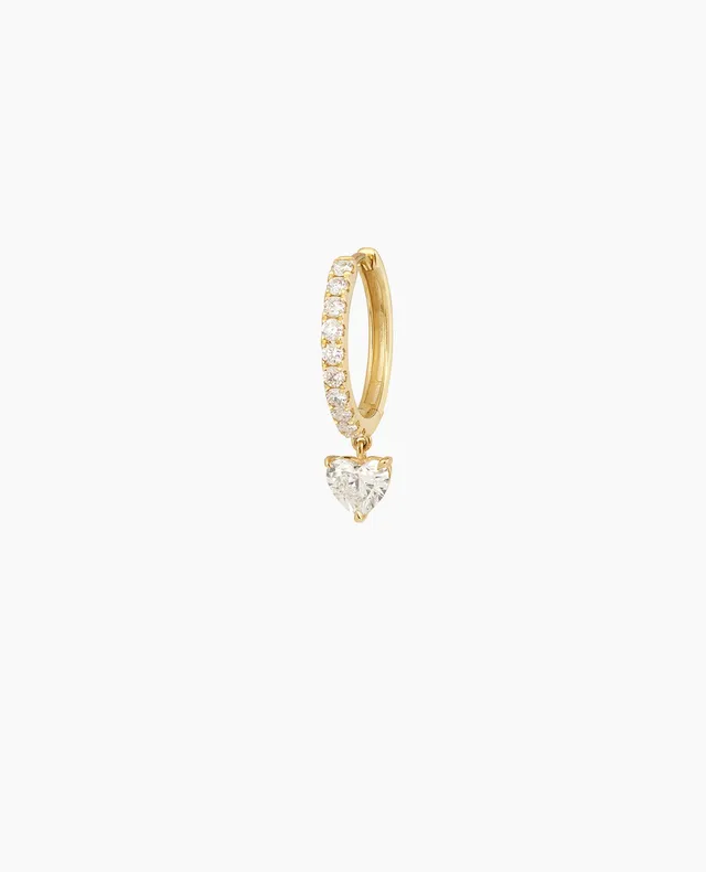 pers-e-paris-mono-boucle-cr-ole-coeur-bridal-or-9-carats-diamant-coeur-laboratoi image 1