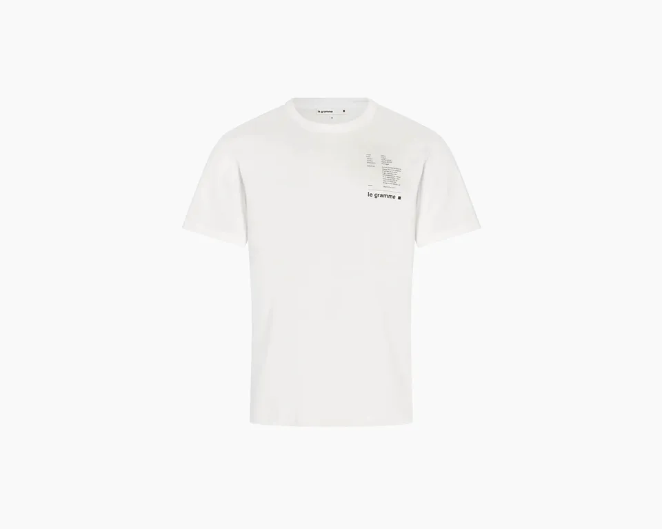 le-gramme-t-shirt-blanc-le-240g-coton-pr-t-porter image 1